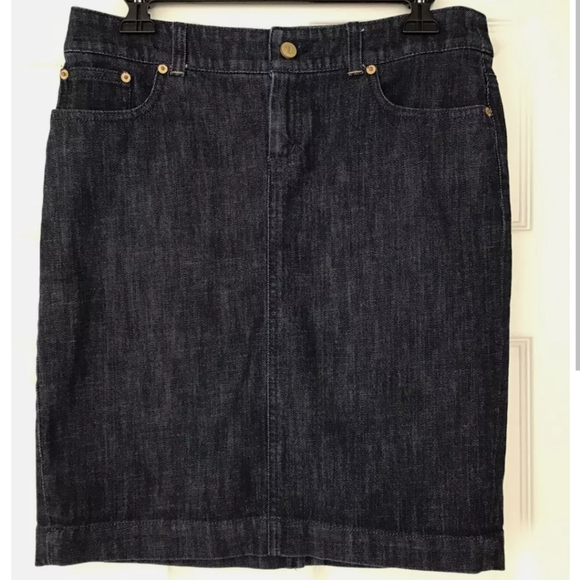 Lilly Pulitzer Dresses & Skirts - Lilly Pulitzer Dempsey Palm Beach Fit Denim Skirt Size 10